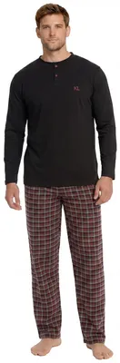 Immagine prodotto di Pigiama uomo Kisses&Love a maniche lunghe in cotone KLP8