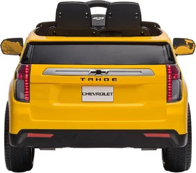 Zdjęcie produktu dla ES-Toys Dziecięcy Samochód Elektryczny Chevrolet Tahoe Opony EVA Siedzenie Ze Skóry Ekologicznej Amortyzator Żółty