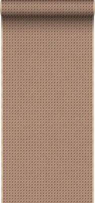Zdjęcie produktu dla Sanders & Sanders Tapeta diamenty terakota 53 cm x 10 m