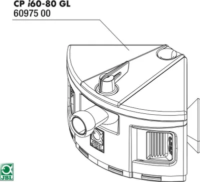 Produktbild von JBL Ersatzteil CP i_gl 60/80 Pumpenkopf
