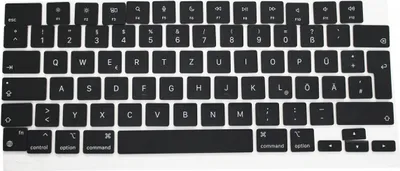 Produktbild von Tastatur einzelne Taste Kappe Keycap für Macbook Pro M1 Pro/Max Retina A2442 A2485 14" 16" A2442 A2485 Tastenwahl - Taste U