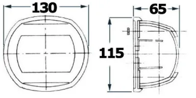 Immagine prodotto di Maxi 20 Luce di navigazione AISI 316 112,5° verde 24 V , 1 pezzo