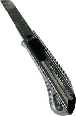 Immagine prodotto di 1 pezzo di coltello professionale per tappeti in alluminio, pressofuso, lama da 18 mm, taglierino
