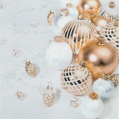 Produktbild von 20 Servietten Golden Glory - Feinster Baumschmuck 33x33cm