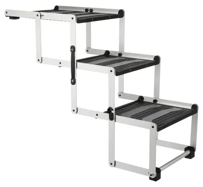 Produktbild von TRIXIE 3-stufige Falt-Treppe, Aluminium/TPR - diverse - Breite: 37 cm/Höhe: bis zu 57 cm/Tiefe: bis zu 120 cm