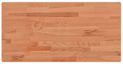 Produktbild von vidaXL Tischplatte 100x50x1,5 cm Rechteckig Massivholz Buche