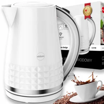 Obrázek produktu pro Eldom LD9611 rychlovarná konvice 1.7 l 1800 W bílá bezdrátová