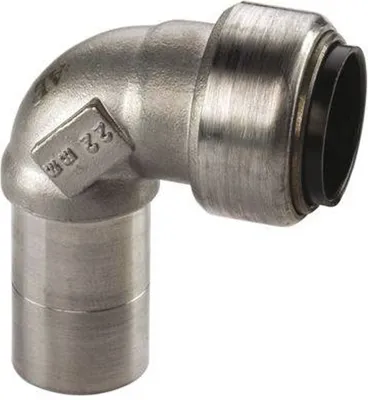 Produktbild von Edelstahl Steckfitting Tectite Winkel 90° 18 mm innen-außen lösbar DVGW