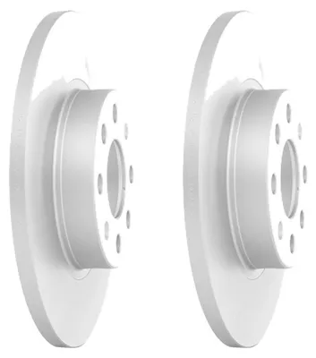 Produktbild von 2 Bremsscheiben Ø 257 mm voll BOSCH IAM-Expertise passend für u.a. FIAT GRANDE