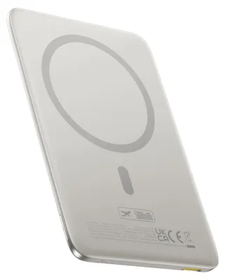 Produktbild von Baseus PicoGo Ultra-Slim, 5000 mAh, Kabelloses Aufladen, 20 W, Titan