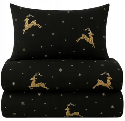 Produktbild von Strefa Spania Baumwollsatin Bettwäsche 160x200 Wintermuster