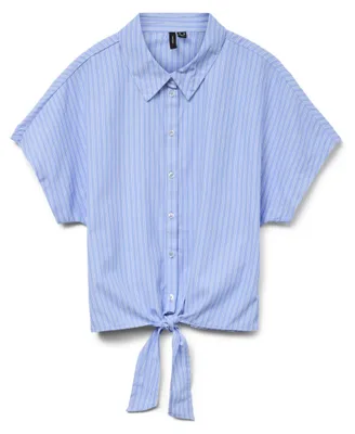 Produktbild von Vmfanni Ss Short Tie Shirt WVN Ga