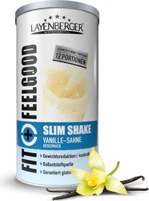 Produktbild von Layenberger Fit+Feelgood Slim Shake Vanille-Sahne, 396 g PUL