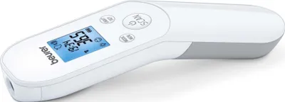 Image de Beurer FT 85 Thermomètre à distance Blanc Front Boutons