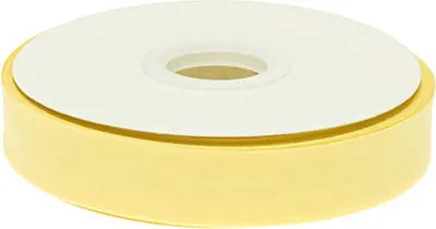 20m Schrägband unifarben 20mm pastellgelb