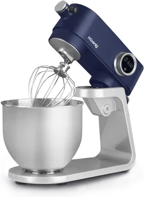 Zdjęcie produktu dla WËASY KM126, Mikser stojący, Srebrny, Niebieski, Whisking, Bić, Ugniatać, 5 l, Obrotowy, Metal