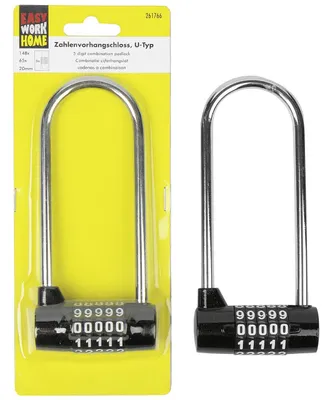 Immagine prodotto di EASY WORK Zahlenvorhangschloss 148 mm 8 Stück Verkaufseinheit 261766 4332539057429