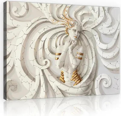 Produktbild von Leinwandbild Medusa Canvasbild Wanddeko Wandbild 10211_PP (Größe: O1 (100cm. x 75cm.))