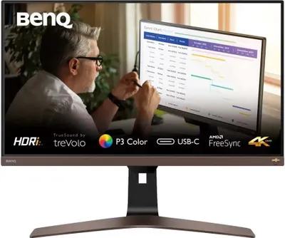 Zdjęcie produktu dla BenQ EW2880U, 71,1 cm (28"), 3840 x 2160 px, 4K Ultra HD, LED, 5 ms, Czarny