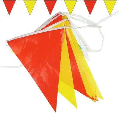 Produktbild von Goodymax® Wimpelkette 10 m Rot-Gelb