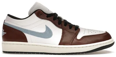 Obrázok produktu pre Air Jordan 1 Low SE - Pánske tenisky kožené bielo-hnedé FQ7832-142 , EU 40,5 US 7,5