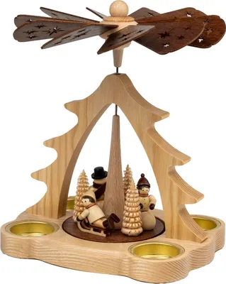 Produktbild von Jan Legler Erzgebirge Pyramide 18x14x22 cm, Modell:Winterkinder