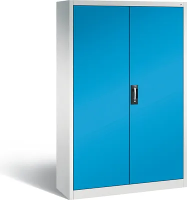 Produktbild von C+P Werkstattschrank | HxBxT 195x120x40cm | Lichtgrau/Lichtblau