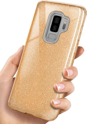 Produktbild von GLITTER-Case für Samsung Galaxy S9 Plus, Farbe:Shine - Gold