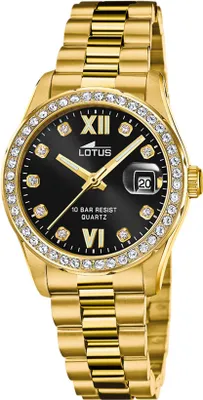 Produktbild von Lotus Damen Uhr Classic Luxus Elegant Edelstahl Armbanduhr gold UL18979/2