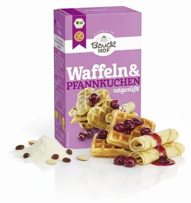 Produktbild von Bauckhof Waffeln & Pfannkuchen glutenfrei 200g - 1 Beutel