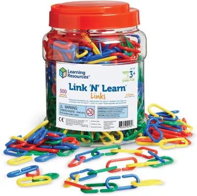 Productafbeelding van Learning Resources Koppeling 'N' Leren Links 500 - Stuk Set