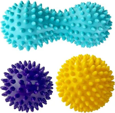 Produktbild von Famanu Massageballen Set, 3 verschiedene Größen für gezielte Muskelentspannung