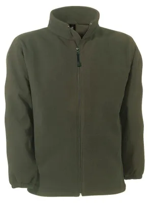 Produktbild von B&C - Fleecejacke winddicht für Herren FK2987 (S) (Oliv)