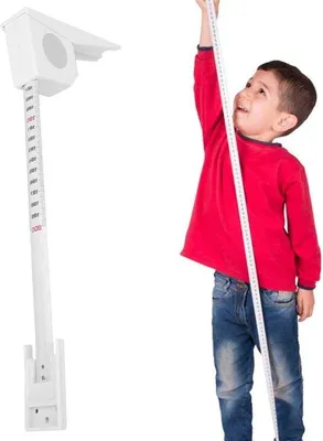 Obrázek produktu pro Nastavitelný metr pro dospělé a děti 2 metry Bílý - snadné použití navíc