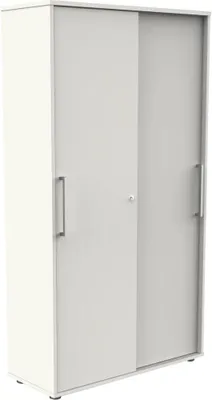 Produktbild von Kerkmann Schiebetürenschrank, 13449310 weiß 4 Fachböden 100,0 x 40,0 x 183,0 cm