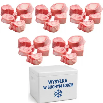 Image de Os à moelle de bœuf coupés en tranches transversales 5 x 1 kg - Refuge de Bukowina