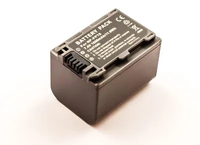 Imagen del producto de Batería AccuCell compatible con Sony NP-FP70, NP-FP71, de color gris oscuro