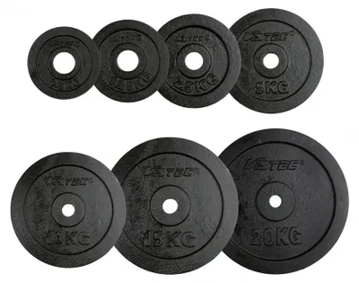 Produktbild von V3TEC Hantelscheibe schwarz 2X5.0