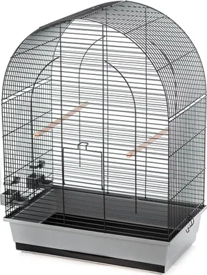 Produktbild von Duvo+ Vogelkäfig Lusi 3 grau/schwarz