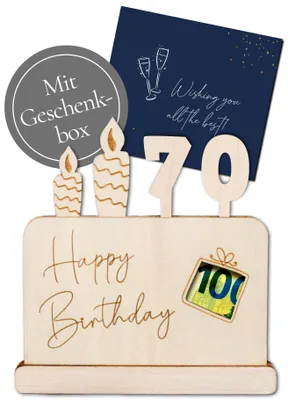 Produktbild von Geldgeschenk zum 70. Geburtstag