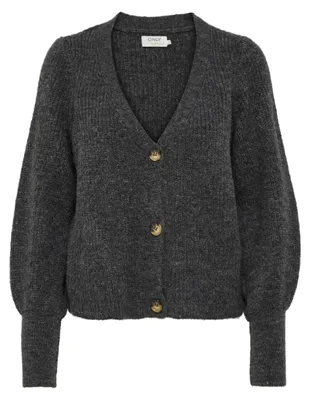 Produktbild von ONLY 15209307, Cardigan, Erwachsener, Weiblich, Grau, S, Acryl, Polyester