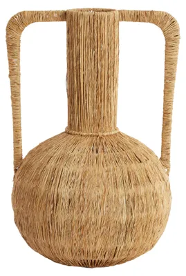 Image de Vase marron en tissu chaleureux Light & Living Blenza