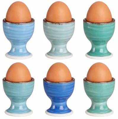 Productafbeelding van Cookinglife Eierdopjes Delice Blauw - 6 stuks