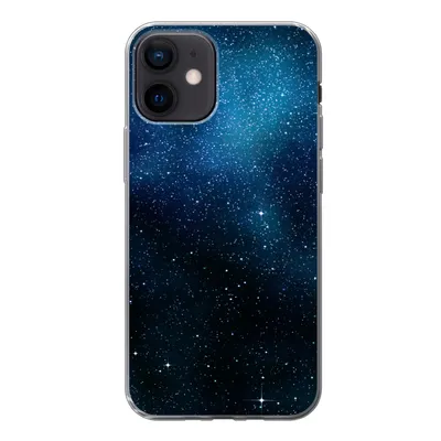 Produktbild von MuchoWow® Handyhülle Schutzhülle Hülle für iPhone 12 Galaxie - Nacht - Galaxie - Jungen - Mädchen - Kinder Silikon Softcase Handy Hülle - Schutzhülle