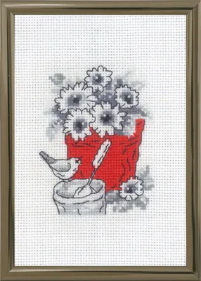 Produktbild von Kreuzstich-Set Permin "Glas", 13x18 cm