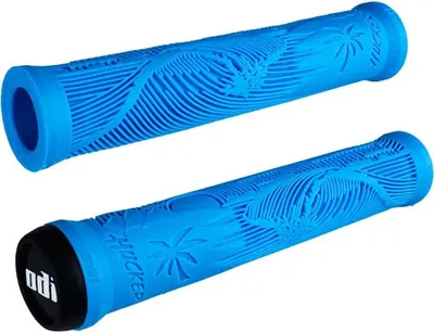 Productafbeelding van Scooter handvatten - Hucker Signature, zonder flange - Lichtblauw - ODI