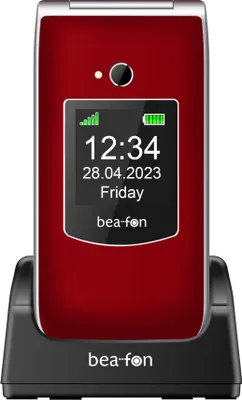 Produktbild von Bea-fon SL605 - Klappgehäuse - Single SIM - 6,1 cm (2.4") - Bluetooth - 800 mAh - Rot