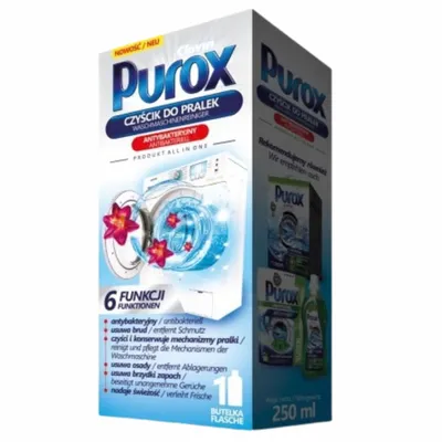 Produktbild von Purox Antibakterieller Waschmaschinenreiniger 250 ml gegen Schmutz