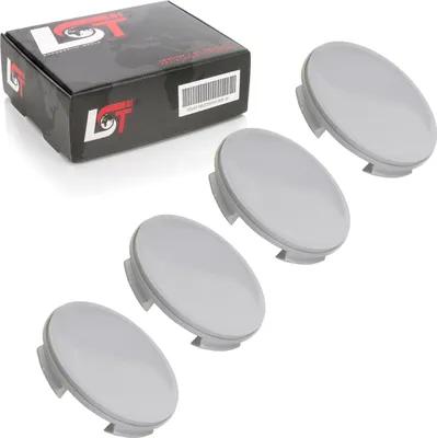Produktbild von 4x Radnabenkappe Felgendeckel Grau Ø60mm für MAZDA HONDA SUZUKI MITSUBISHI LEXUS
