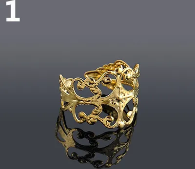 Produktbild von Damenmode Hohler verstellbarer Strandschmuck offener Zehenring für Partygeschenke-Gold